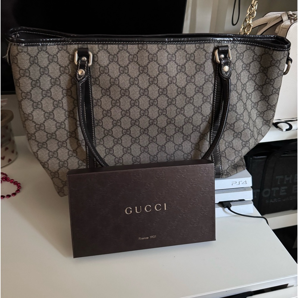 Authentic Gucci Joy Tote with Gucci wallet fairly used